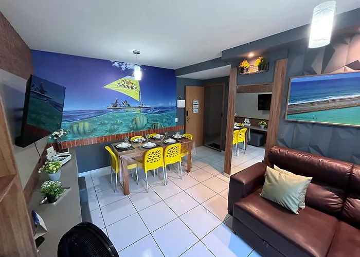 Apartamento Frente Piscina Terreo No Palm Village Em Porto De Galinhas - Eco11
